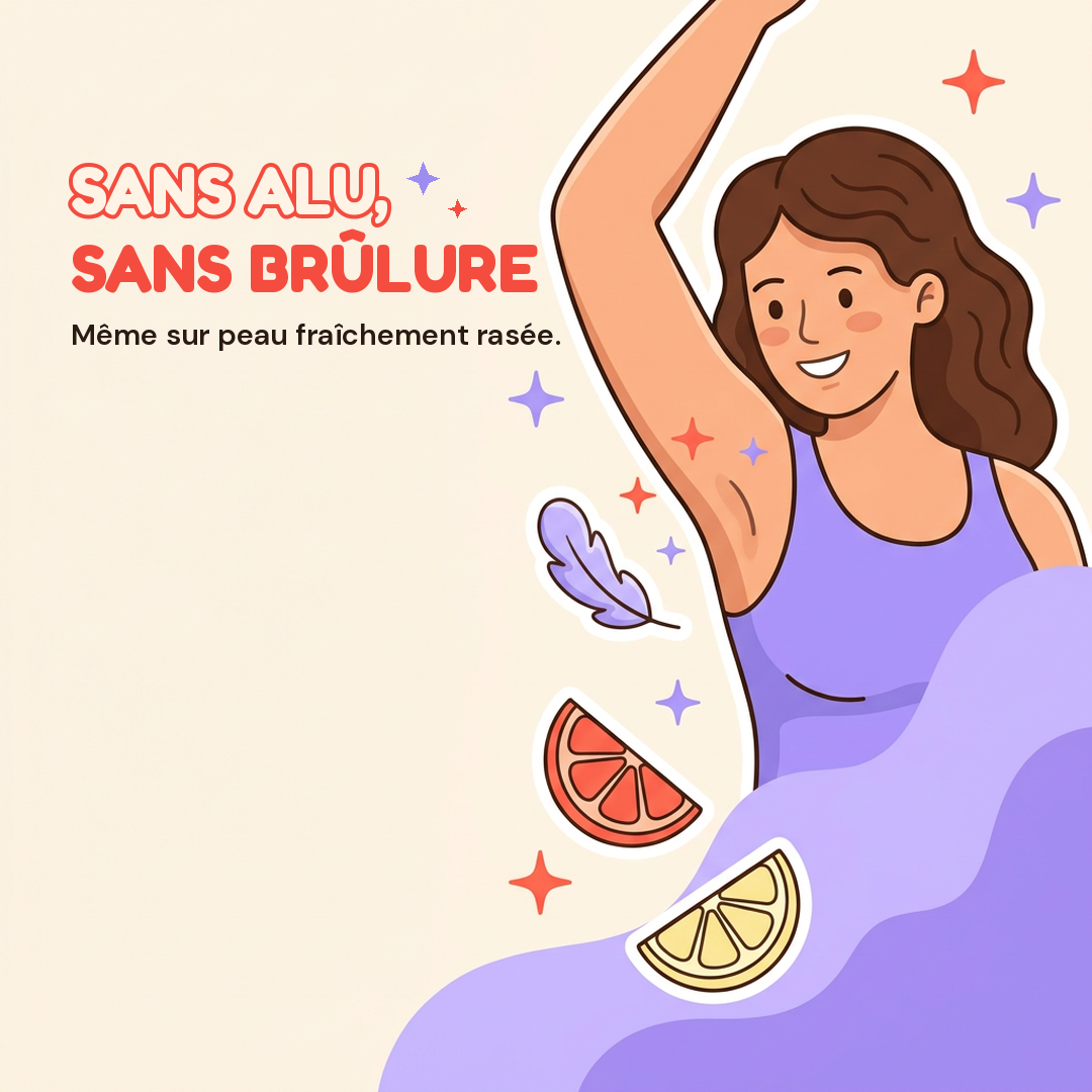 Doux pour ta peau, dur sur les odeurs.