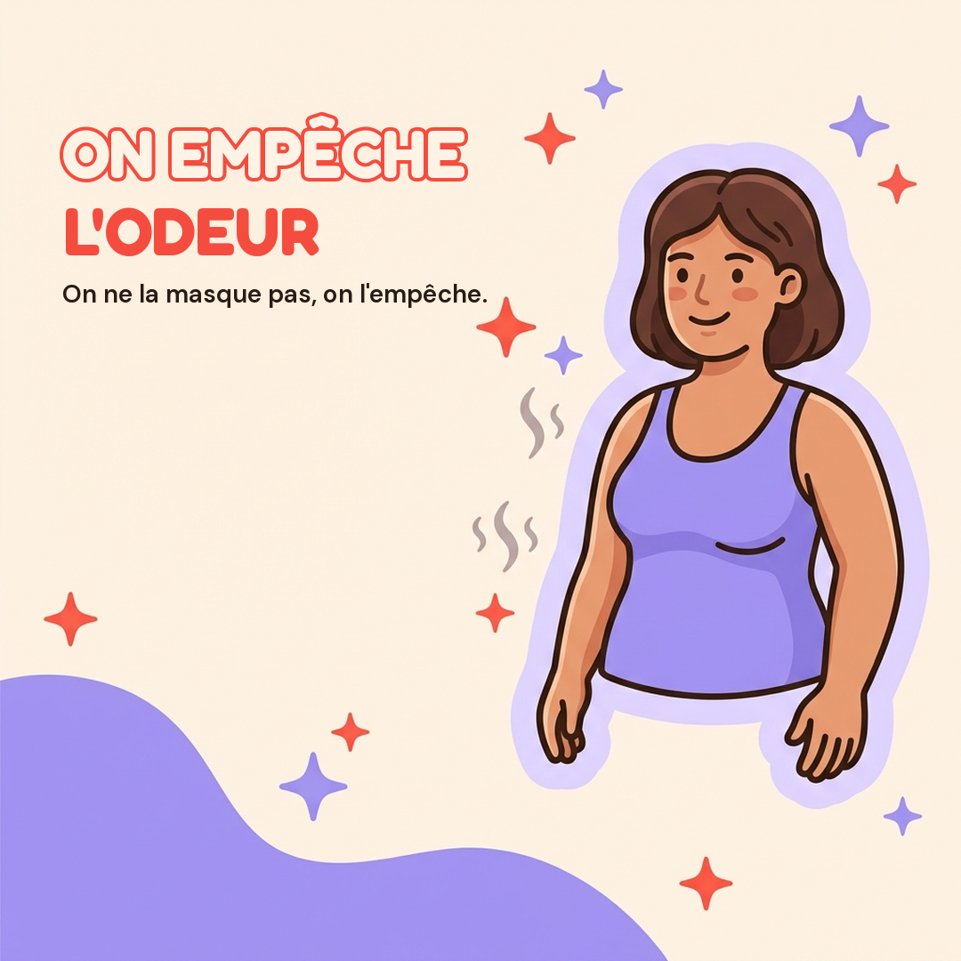 L'odeur stoppée avant qu'elle commence.